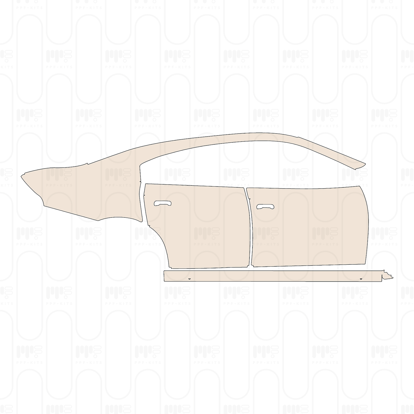 Pre-Cut PPF Dodge Charger Standard body SCAT PACK 2022