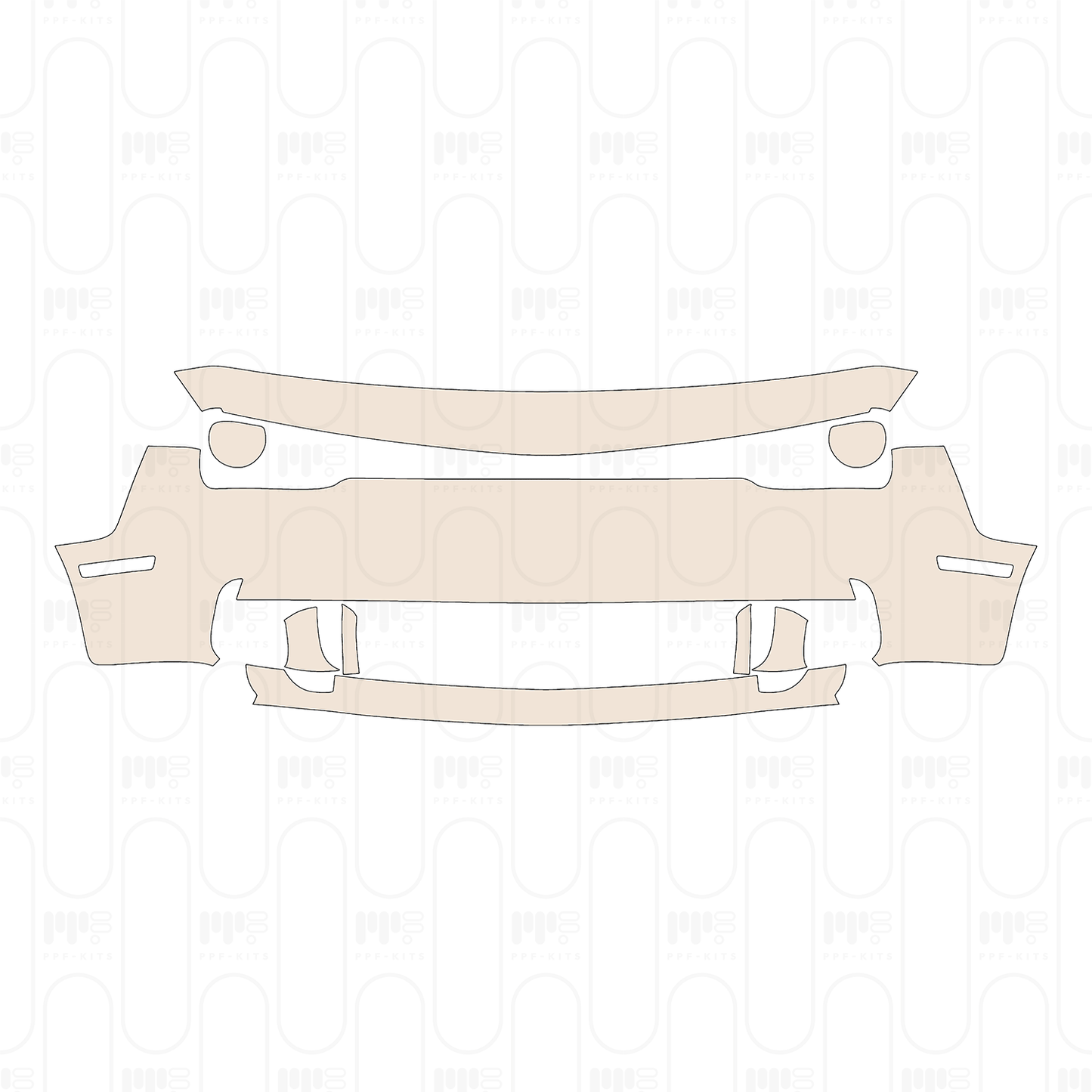 PPF precortado Dodge Challenger Standard body SRT HELLCAT 2022