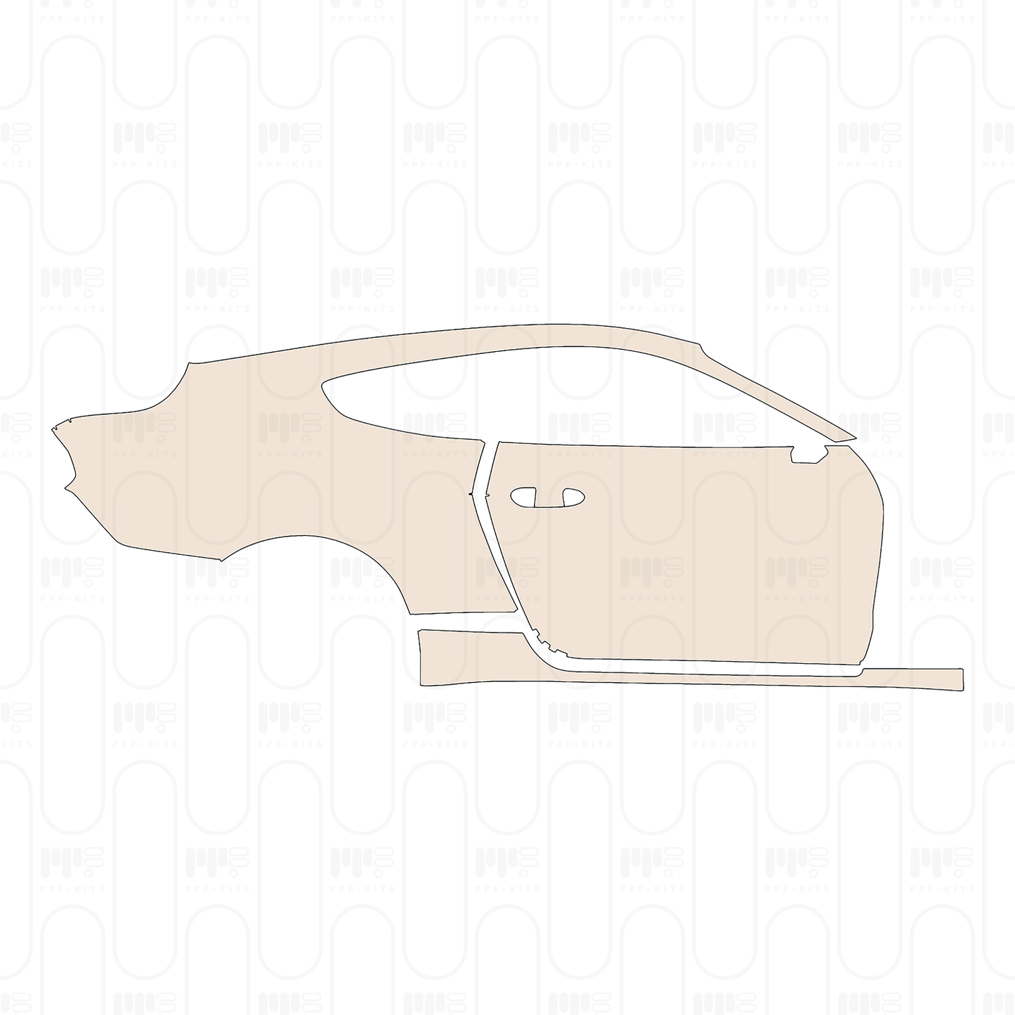 Pre-Cut PPF Ford Mustang Fastback GT 2022