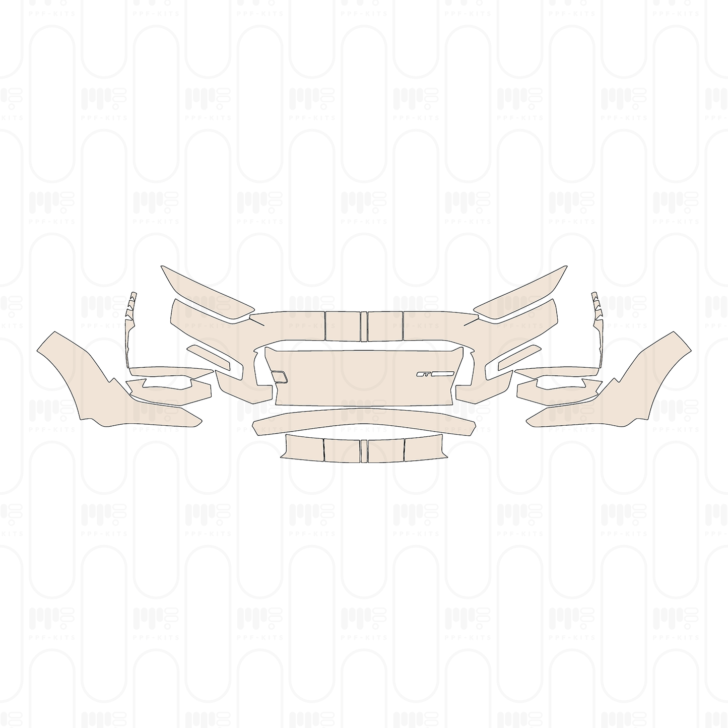 PPF precortado Ford Mustang Fastback ShelbyGT500 2022