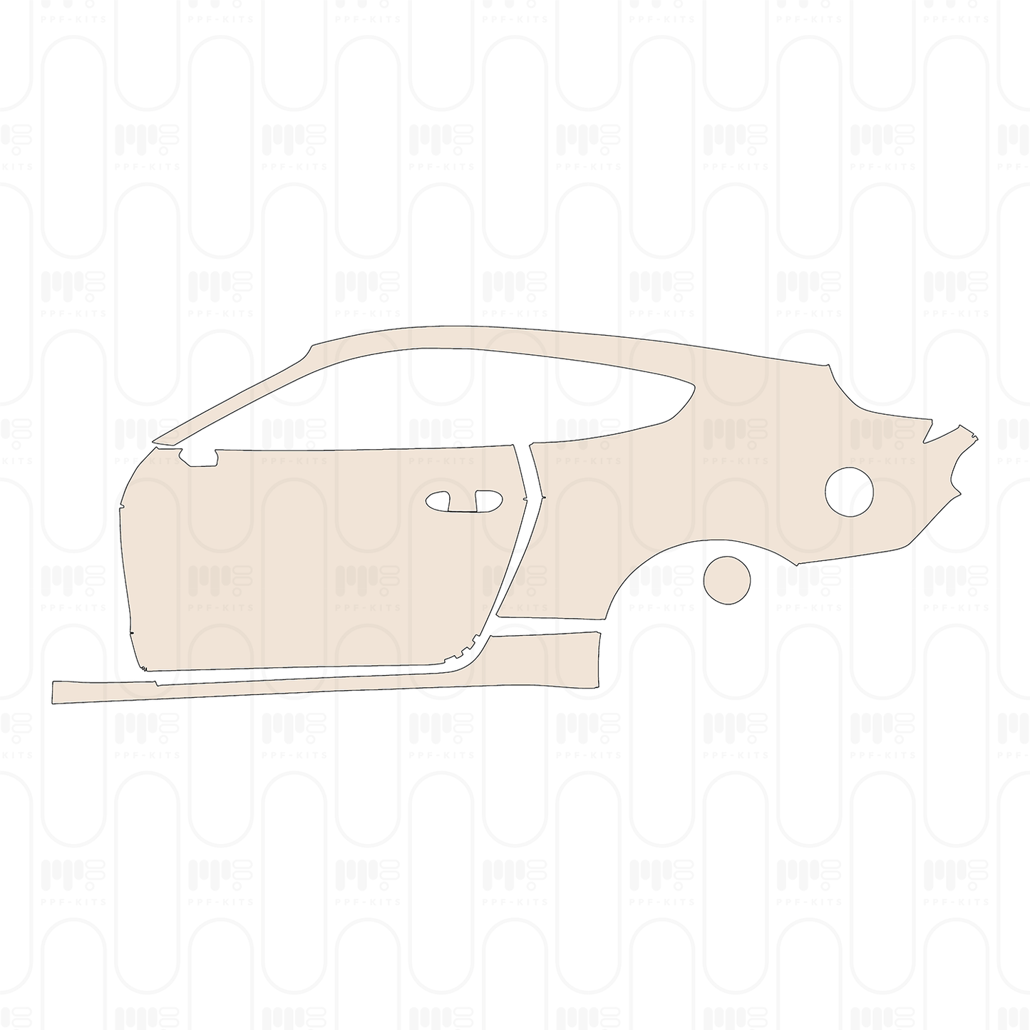 PPF precortado Ford Mustang Fastback ShelbyGT500 2022