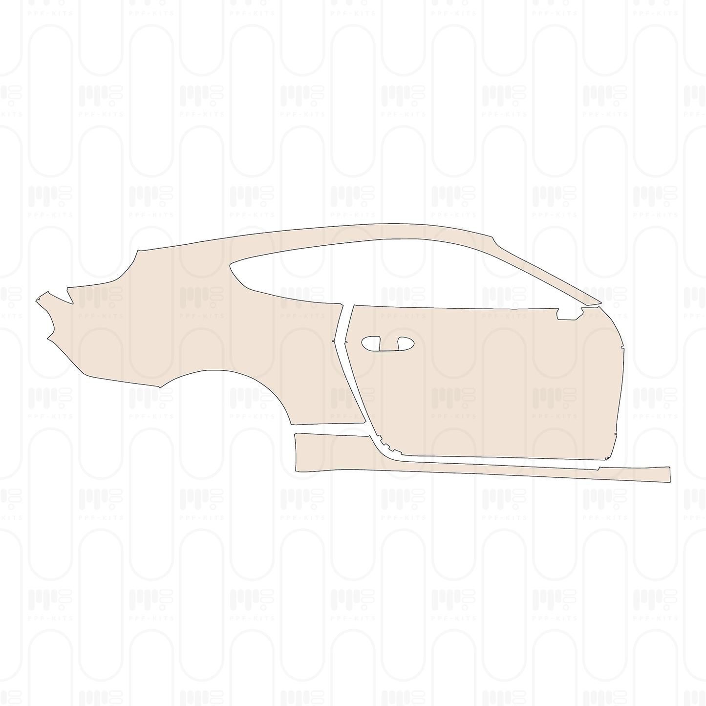 PPF precortado Ford Mustang Fastback ShelbyGT500 2022