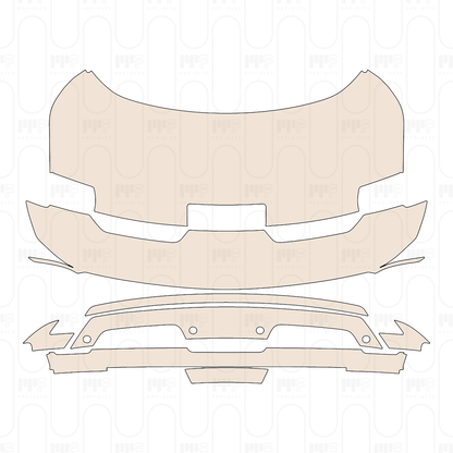 PPF precortado Ford Mustang Fastback ShelbyGT500 2022