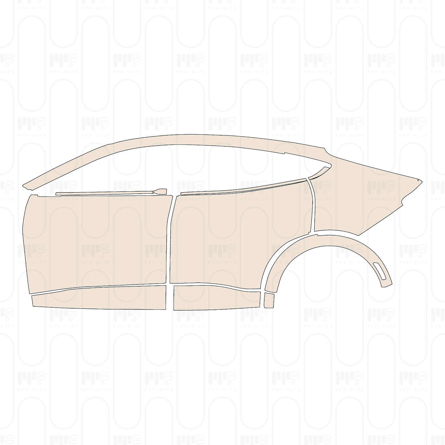 Pre-Cut PPF Ford Mach-E (CN) GT 2022