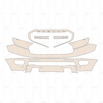 PPF precortado Ford Ranger (US) LARIAT SUPERCREW 2022
