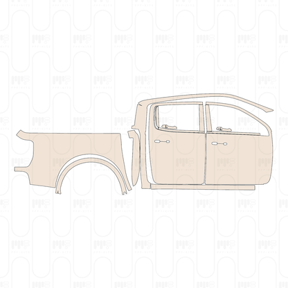 PPF precortado Ford Ranger (US) LARIAT SUPERCREW 2022