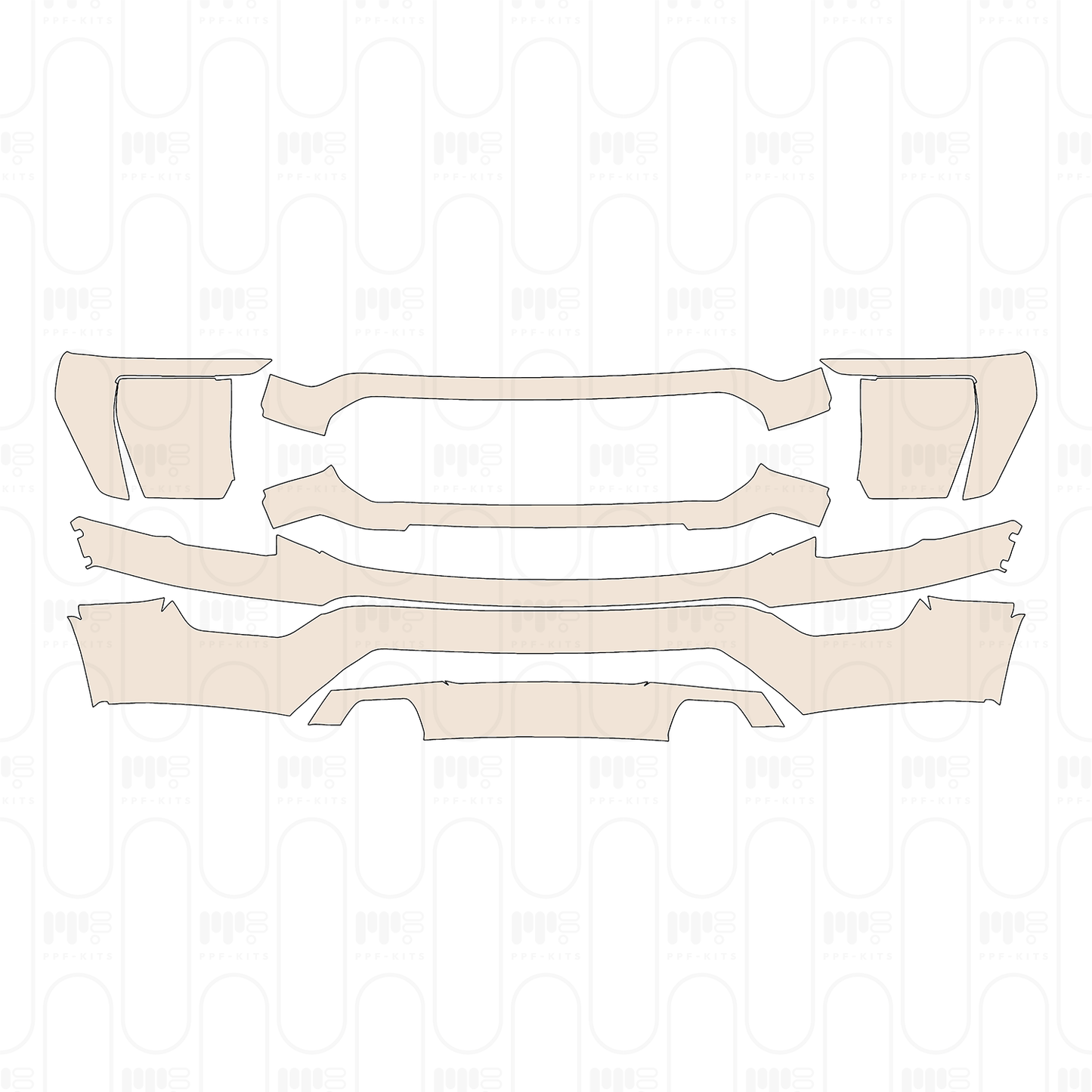 PPF precortado Ford F-150 SuperCrew Limited 2022