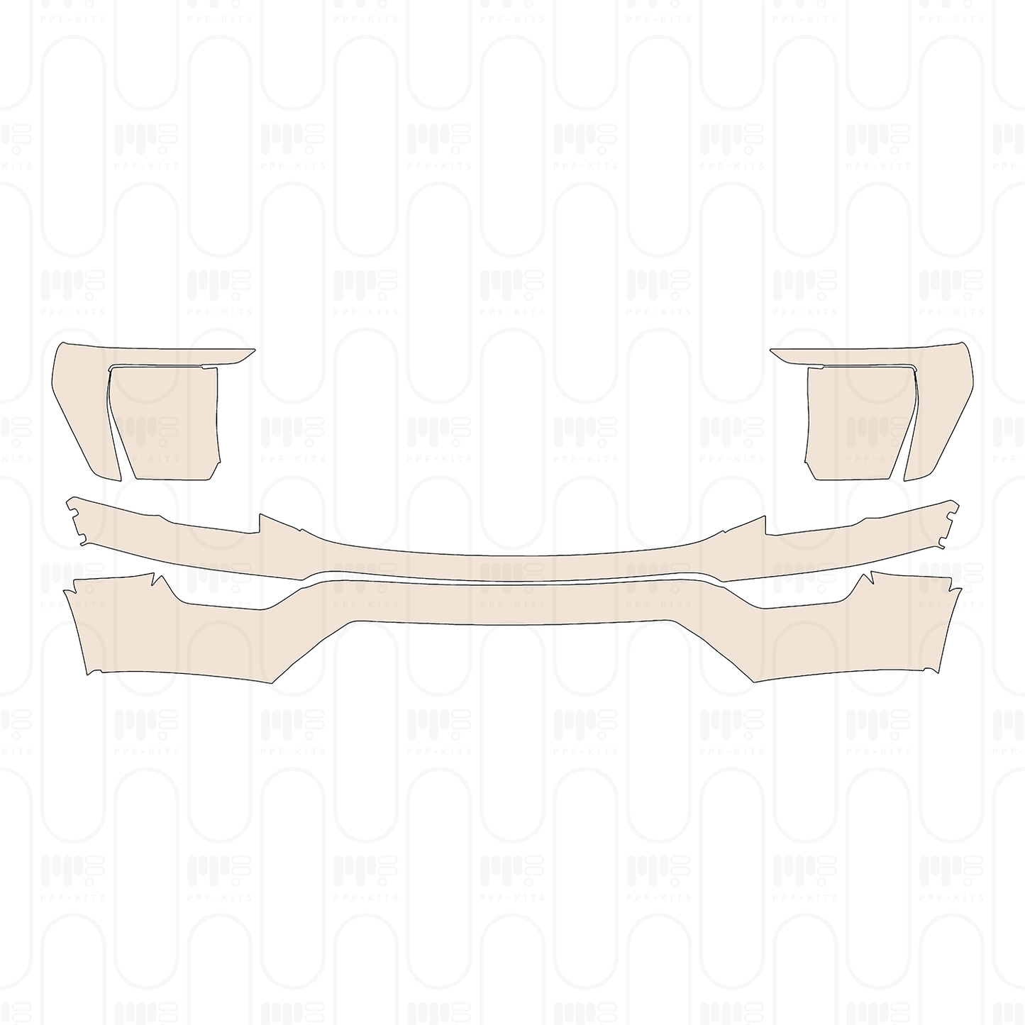 Pre-Cut PPF Ford F-150 SuperCrew Tremor 2022
