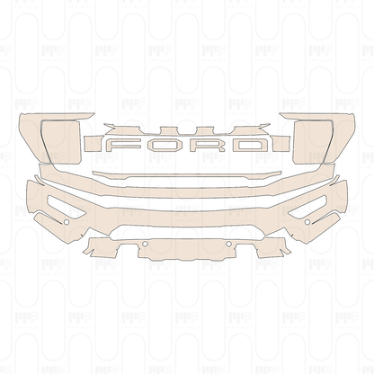 Pre-Cut PPF Ford F-150 Raptor SuperCrew 2022