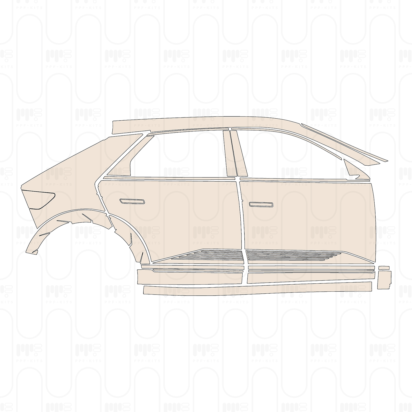 Pre-Cut PPF Hyundai IONIQ 5 (US) 2022