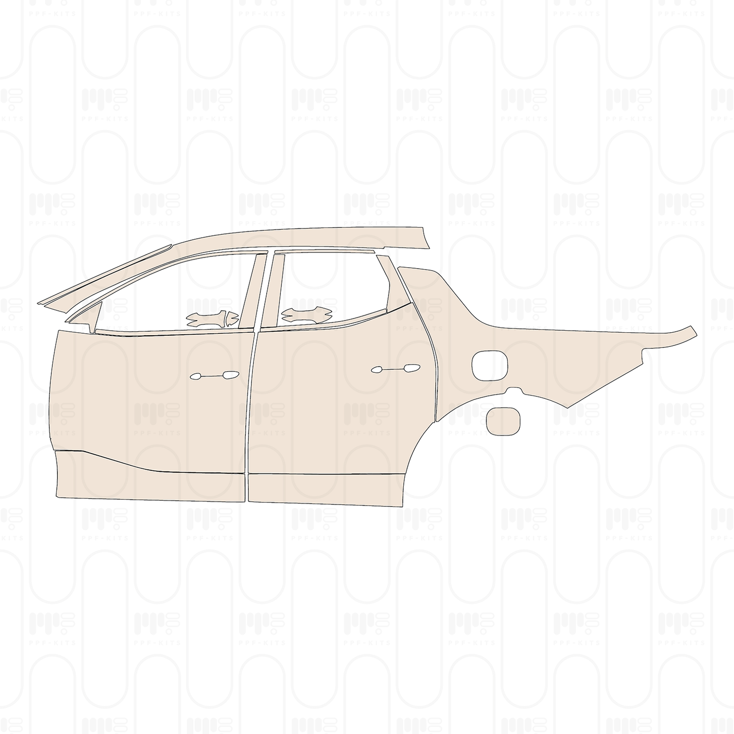 Pre-Cut PPF Hyundai Santa Cruz Limited 2022
