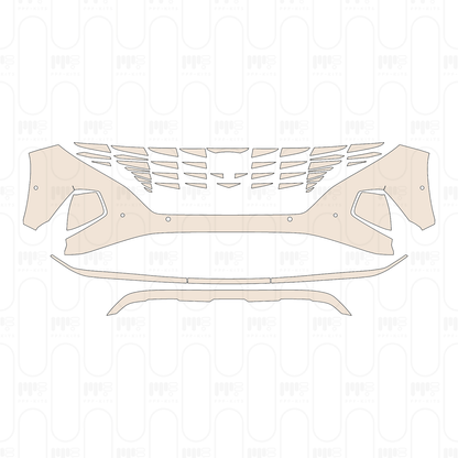 Pre-Cut PPF Hyundai Tucson (EU) Base 2022