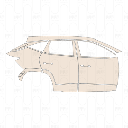 Pre-Cut PPF Hyundai Tucson (EU) Base 2022