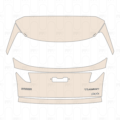 Pre-Cut PPF Hyundai Tucson (EU) Base 2022