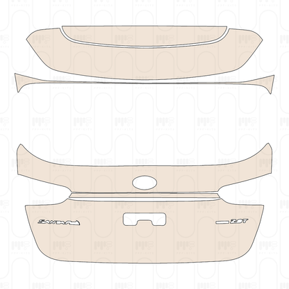 Pre-Cut PPF Hyundai Santa Fe (US) 2022
