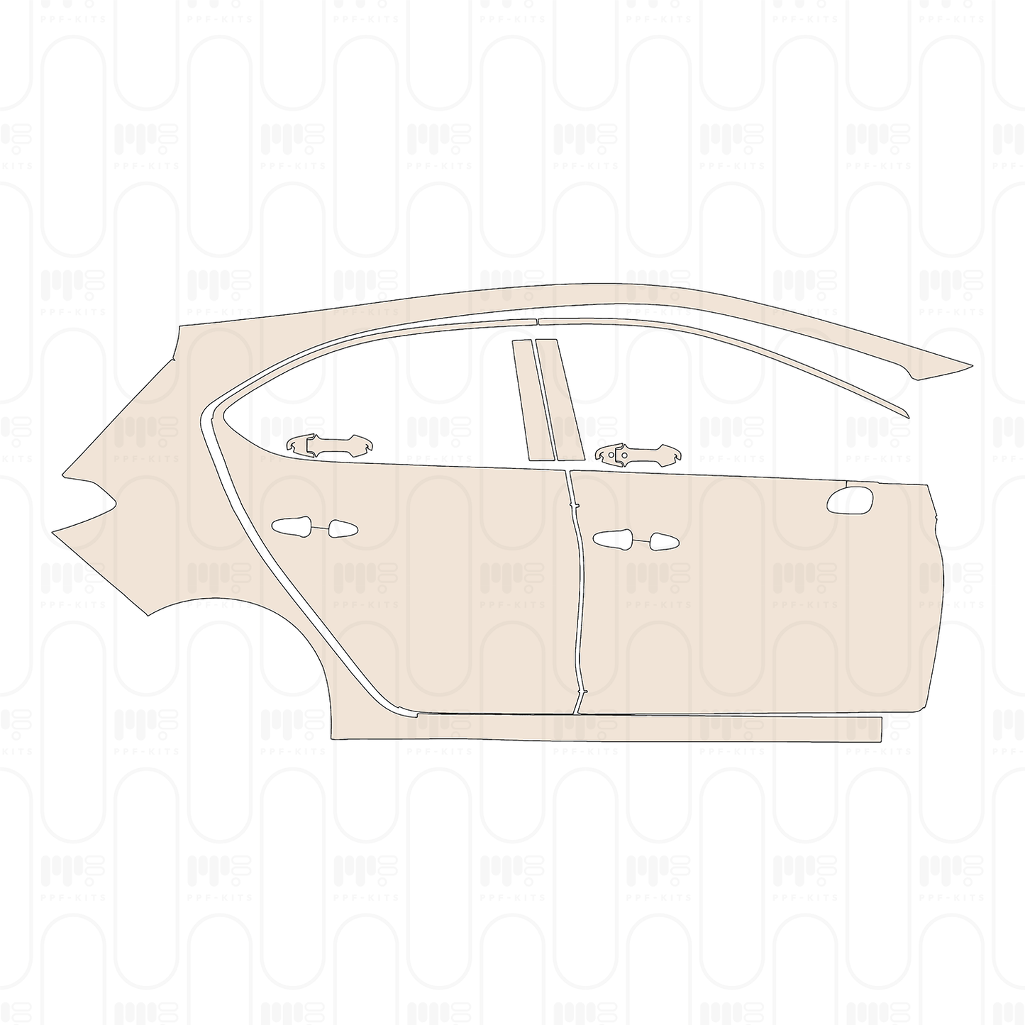 PPF precortado Honda City (TH) Hatchback RS 2022