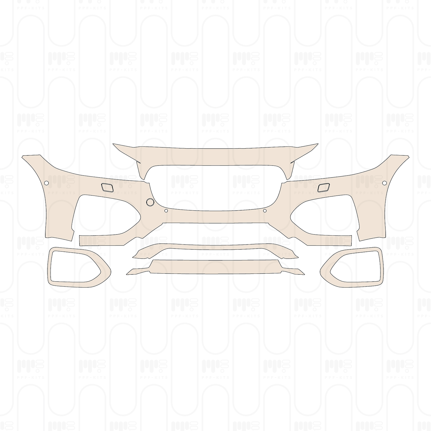 Pre-Cut PPF Jaguar XF XFL R-Dynamic S 2022