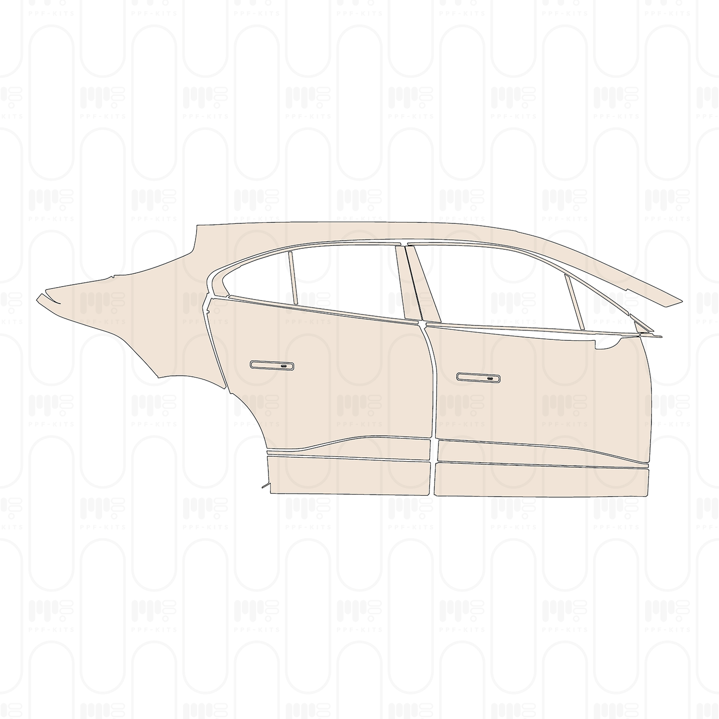 Pre-Cut PPF Jaguar I-Pace 2021