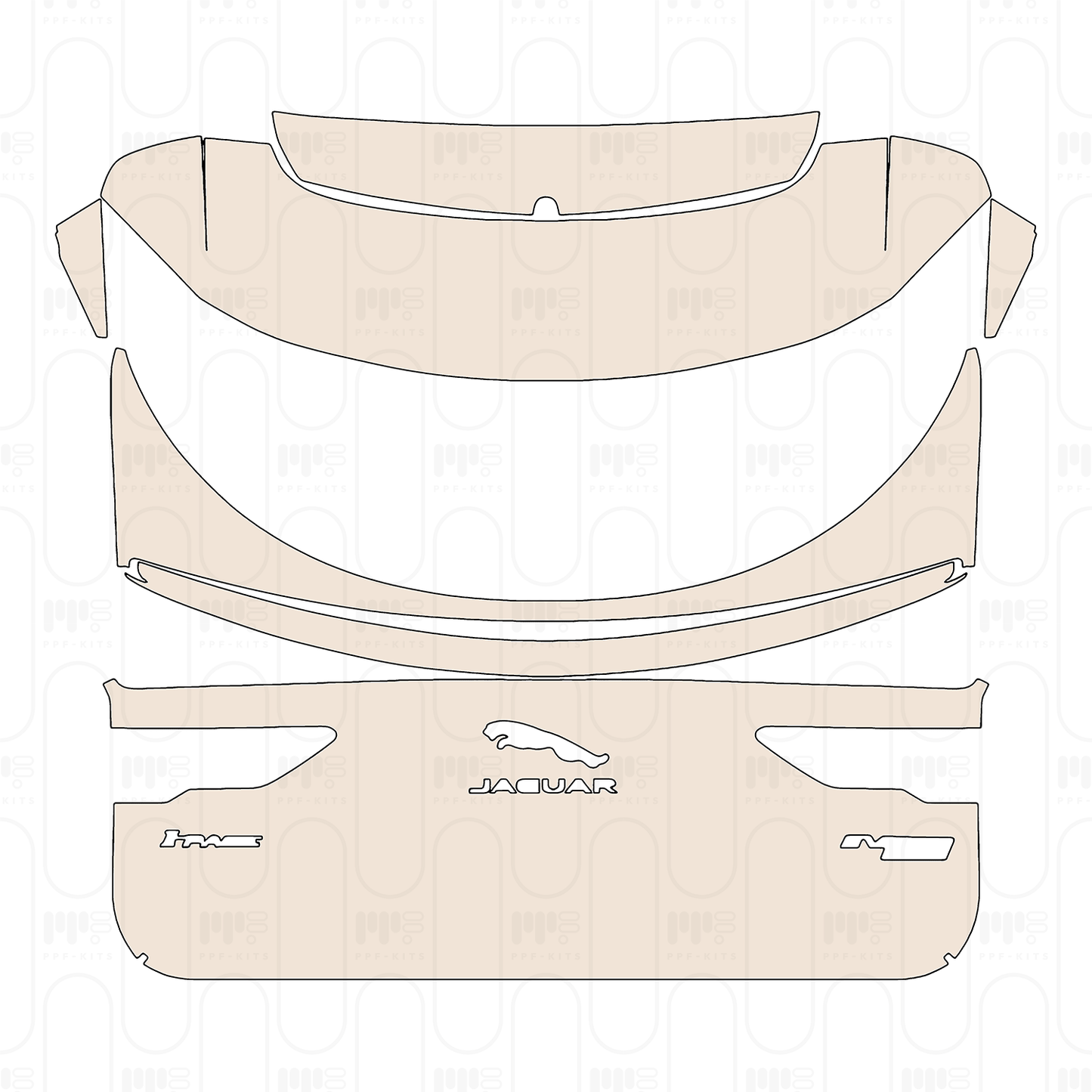 Pre-Cut PPF Jaguar I-Pace 2021