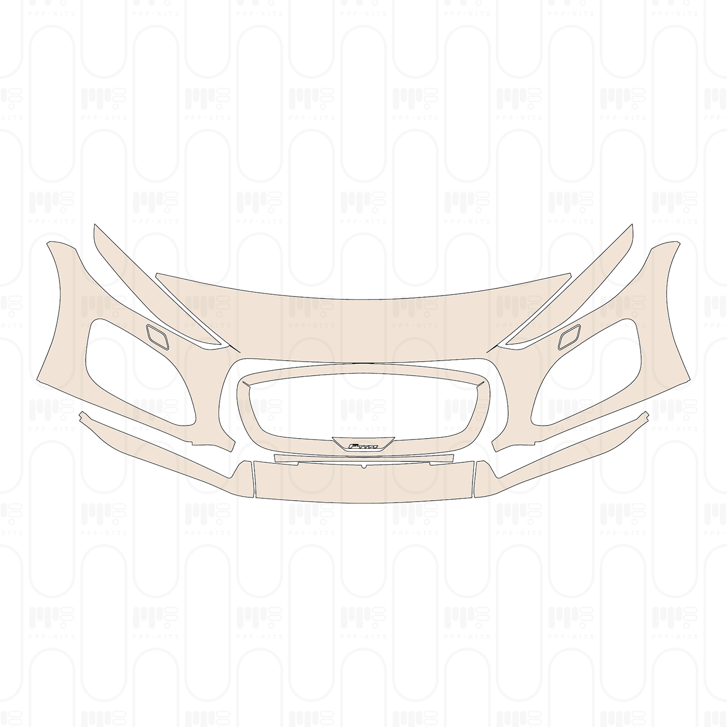 Pre-Cut PPF Jaguar F-Type Base Convertible 2021