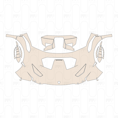 PPF precortado Lamborghini Huracan STO 2022