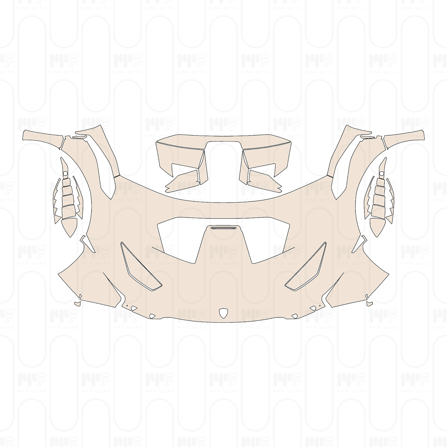 PPF precortado Lamborghini Huracan STO 2022