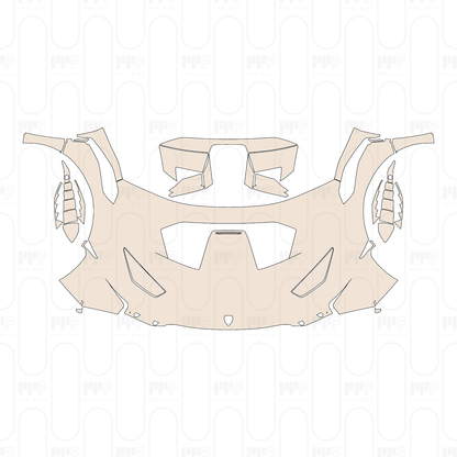 PPF precortado Lamborghini Huracan STO 2022