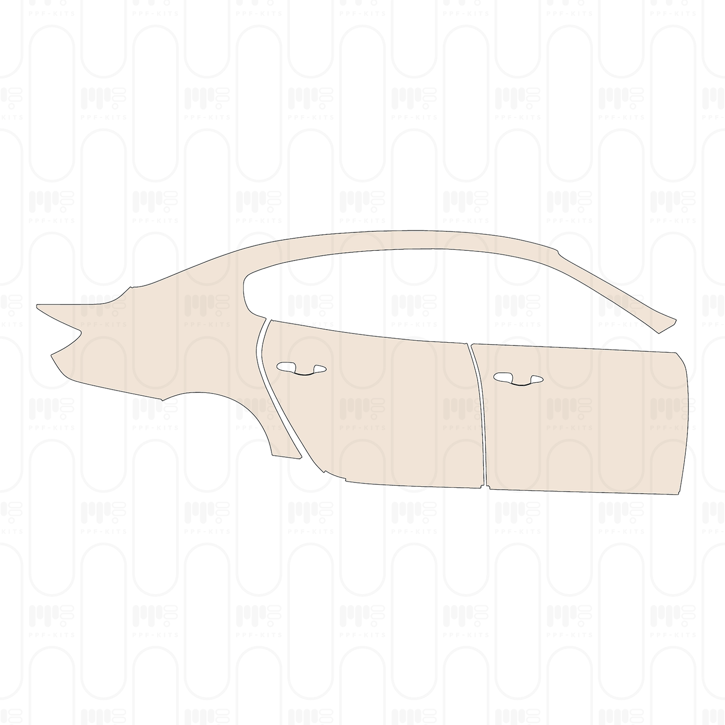 Pre-Cut PPF Maserati Quattroporte Trofeo 2023