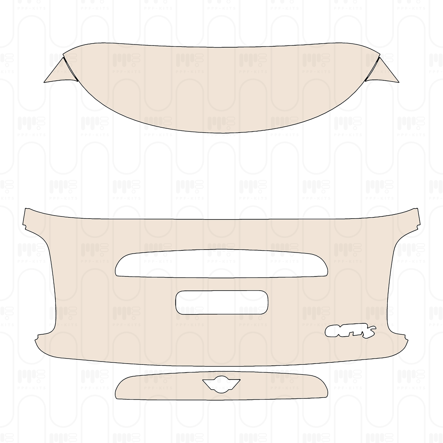 Pre-Cut PPF MINI Hardtop 2 Door Cooper S Base 2023