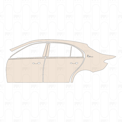 PPF precortado Mercedes-Benz C Class Sedan Base Extended Wheelbase 2022