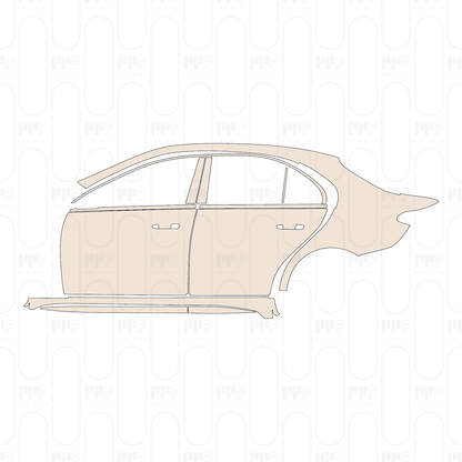Pre-Cut PPF Mercedes-Benz C Class Sedan AMG C43 2022