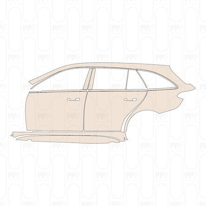 Pre-Cut PPF Mercedes-Benz C Class Estate AMG C43 2022