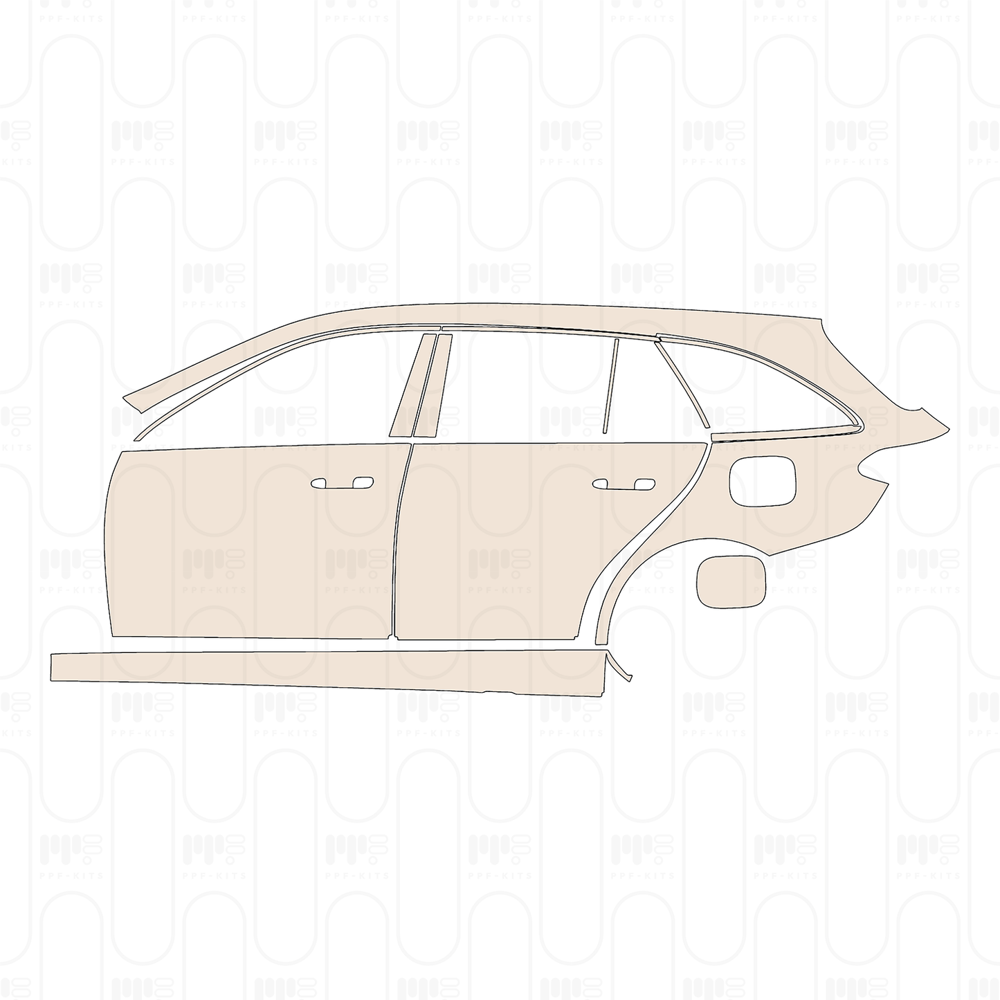 PPF precortado Mercedes-Benz C Class Estate Base 2022