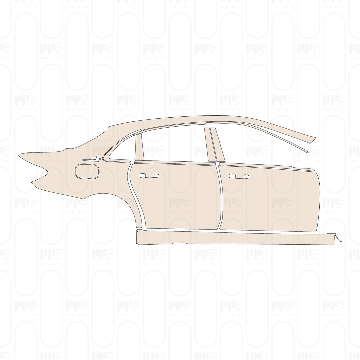 PPF precortado Mercedes-Benz E Class Sedan Luxury Extended Wheelbase 2022