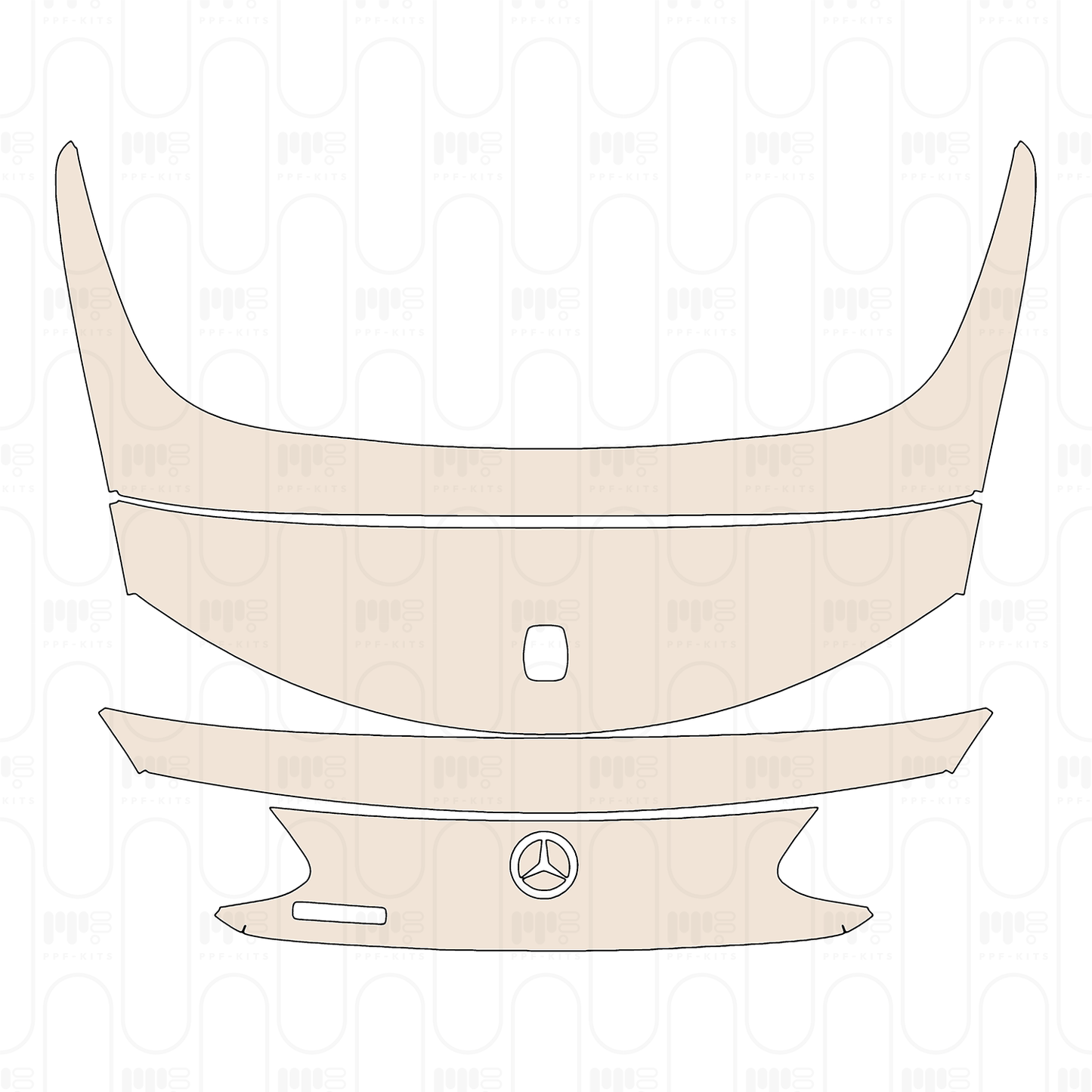 PPF precortado Mercedes-Benz C Class Cabriolet Base 2022