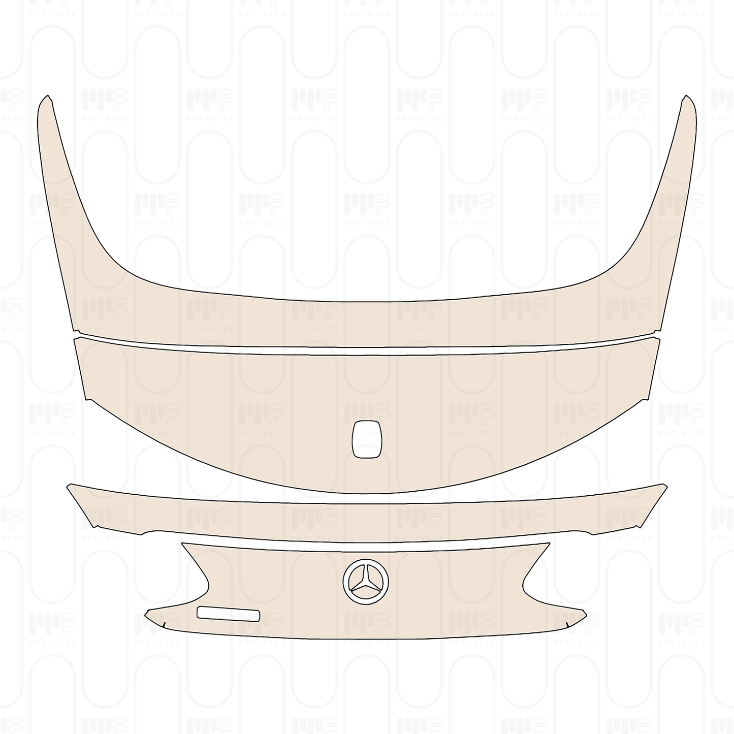 PPF precortado Mercedes-Benz C Class Cabriolet Base 2022