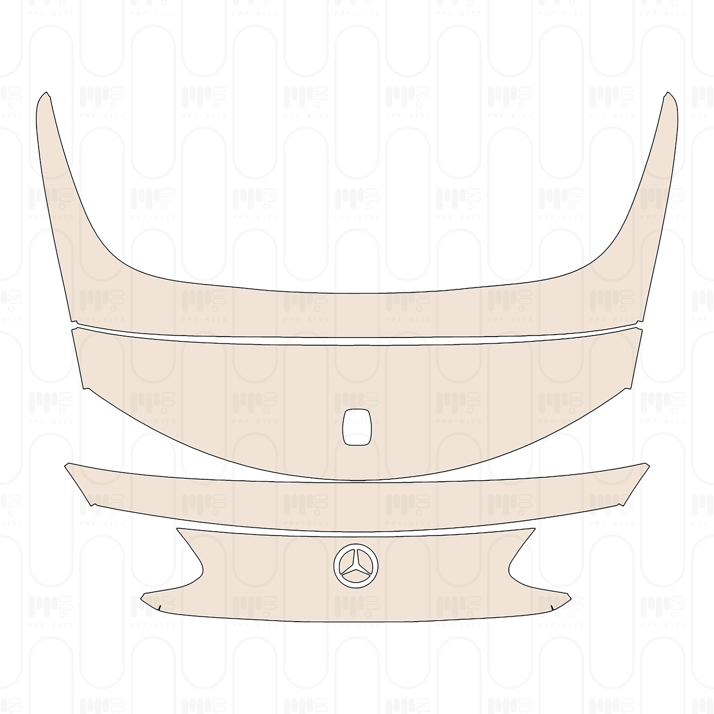 Pre-Cut PPF Mercedes-Benz C Class Cabriolet AMG C43 2022
