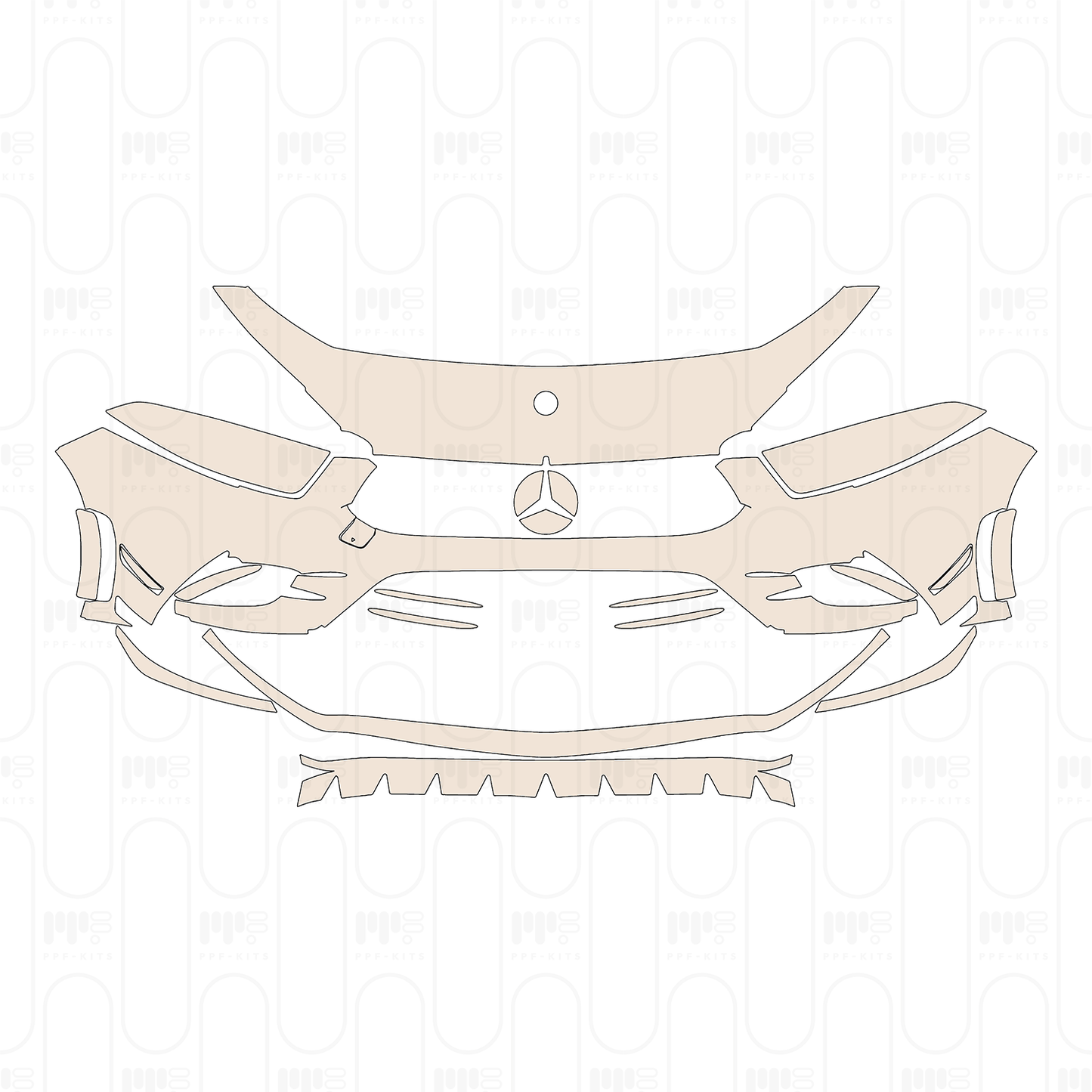 Pre-Cut PPF Mercedes-Benz A Class Sedan AMG A 35 2022