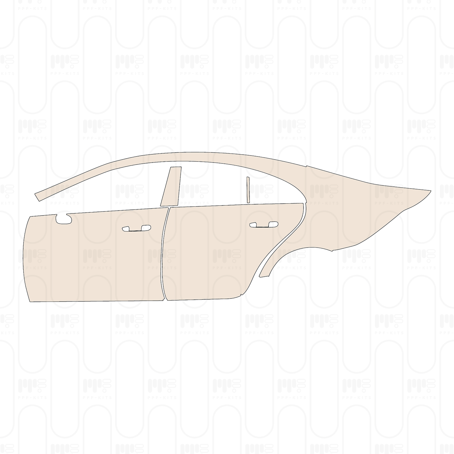 PPF precortado Mercedes-Benz CLS Sedan Base 2022