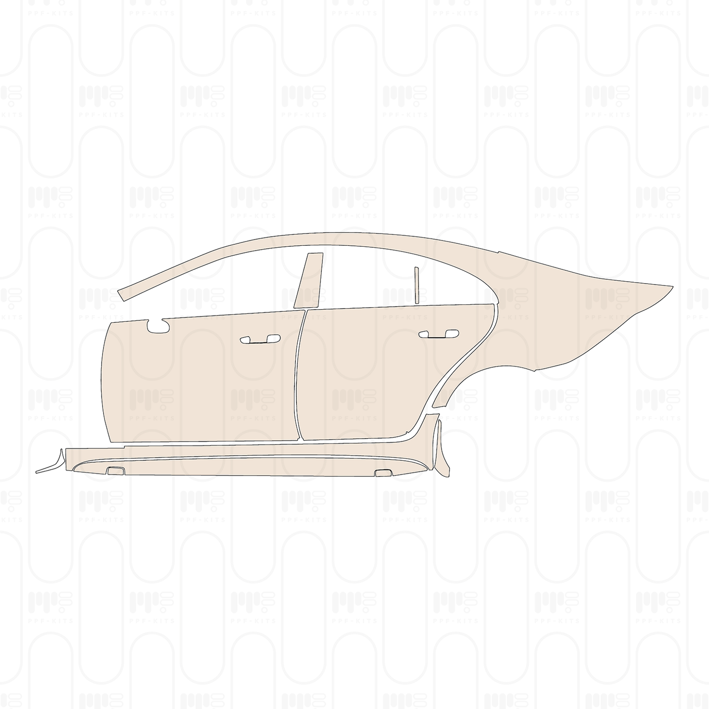 Pre-Cut PPF Mercedes-Benz CLS Sedan AMG-Line 2022