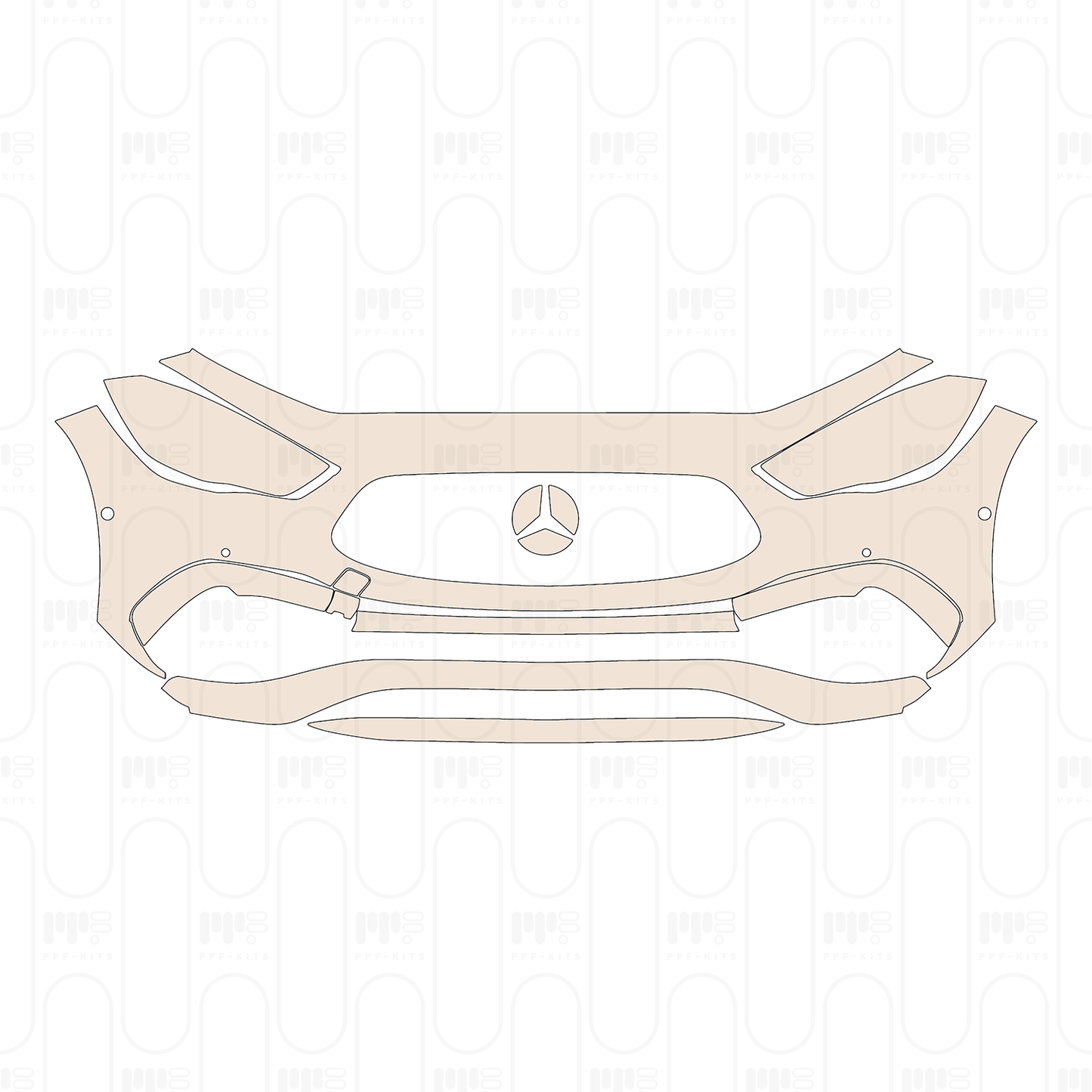 Pre-Cut PPF Mercedes-Benz GLA AMG GLA 45 2022