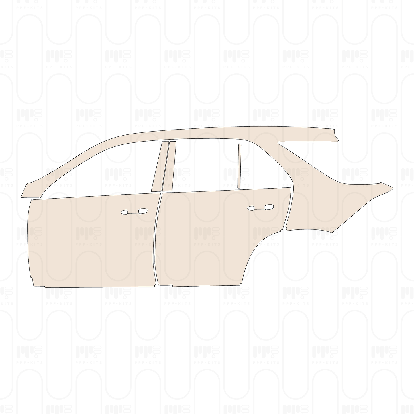 Pre-Cut PPF Mercedes-Benz GLE SUV Base 2022