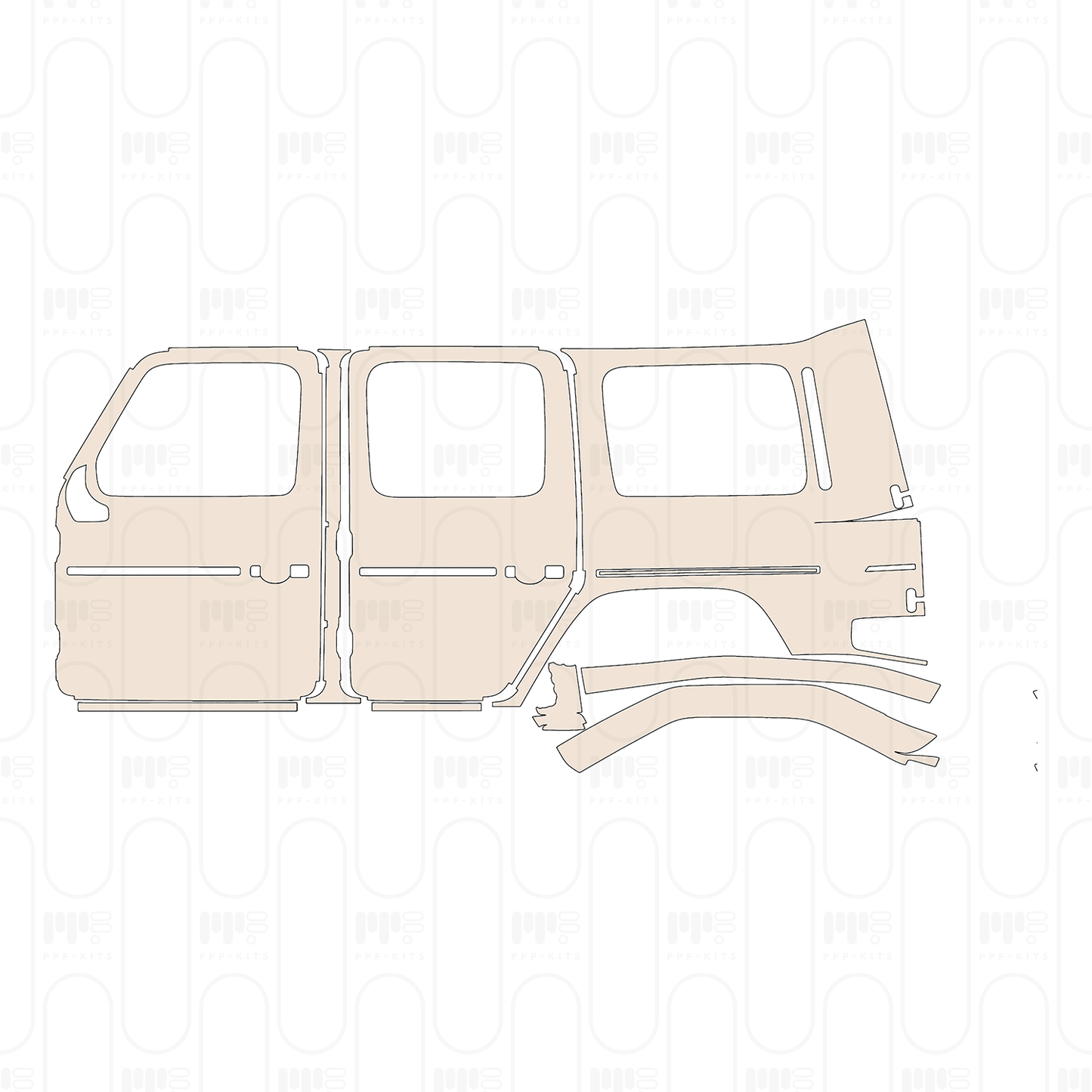 Pre-Cut PPF Mercedes-Benz G Class AMG G63 4x4 2023