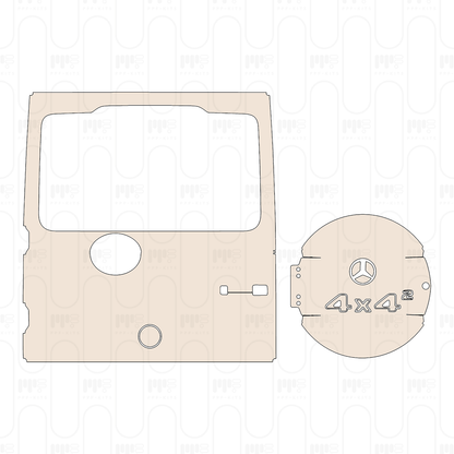 Pre-Cut PPF Mercedes-Benz G Class AMG G63 4x4 2023