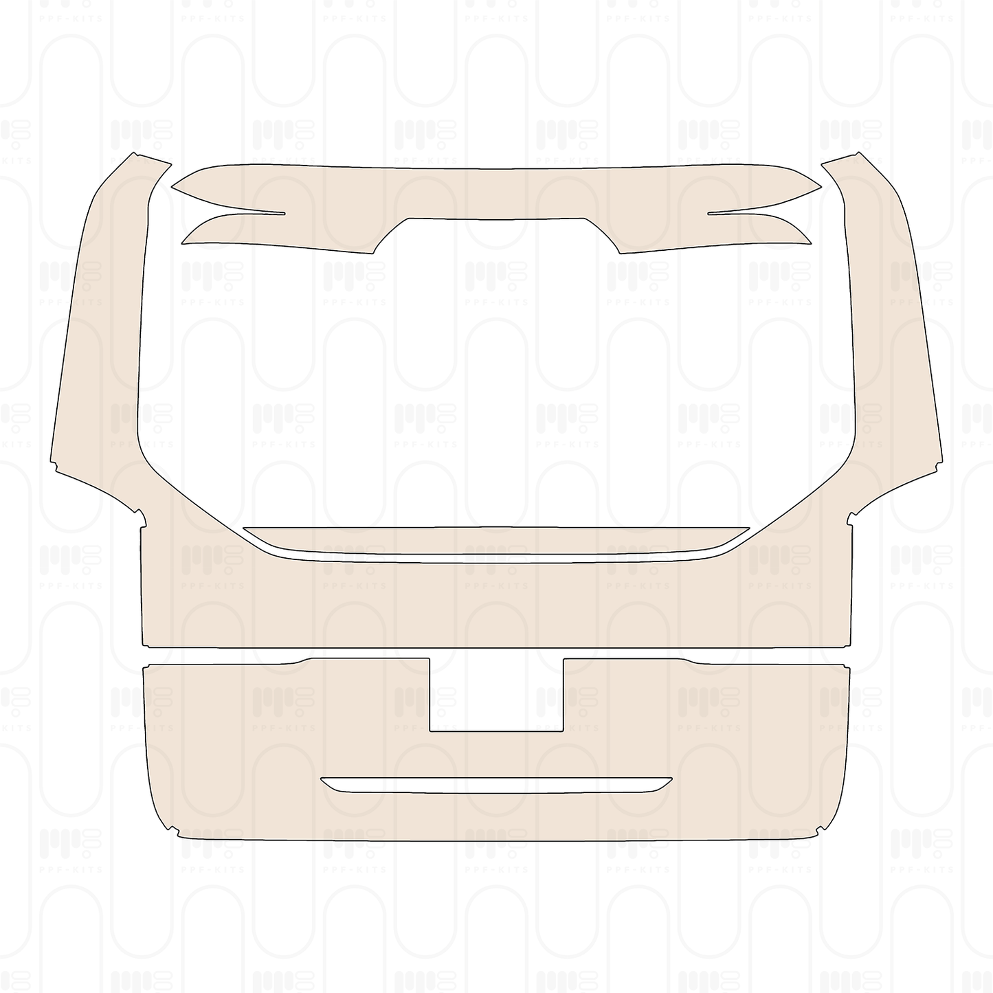 PPF precortado Mercedes-Benz V Class Extended Wheelbase Base 2022