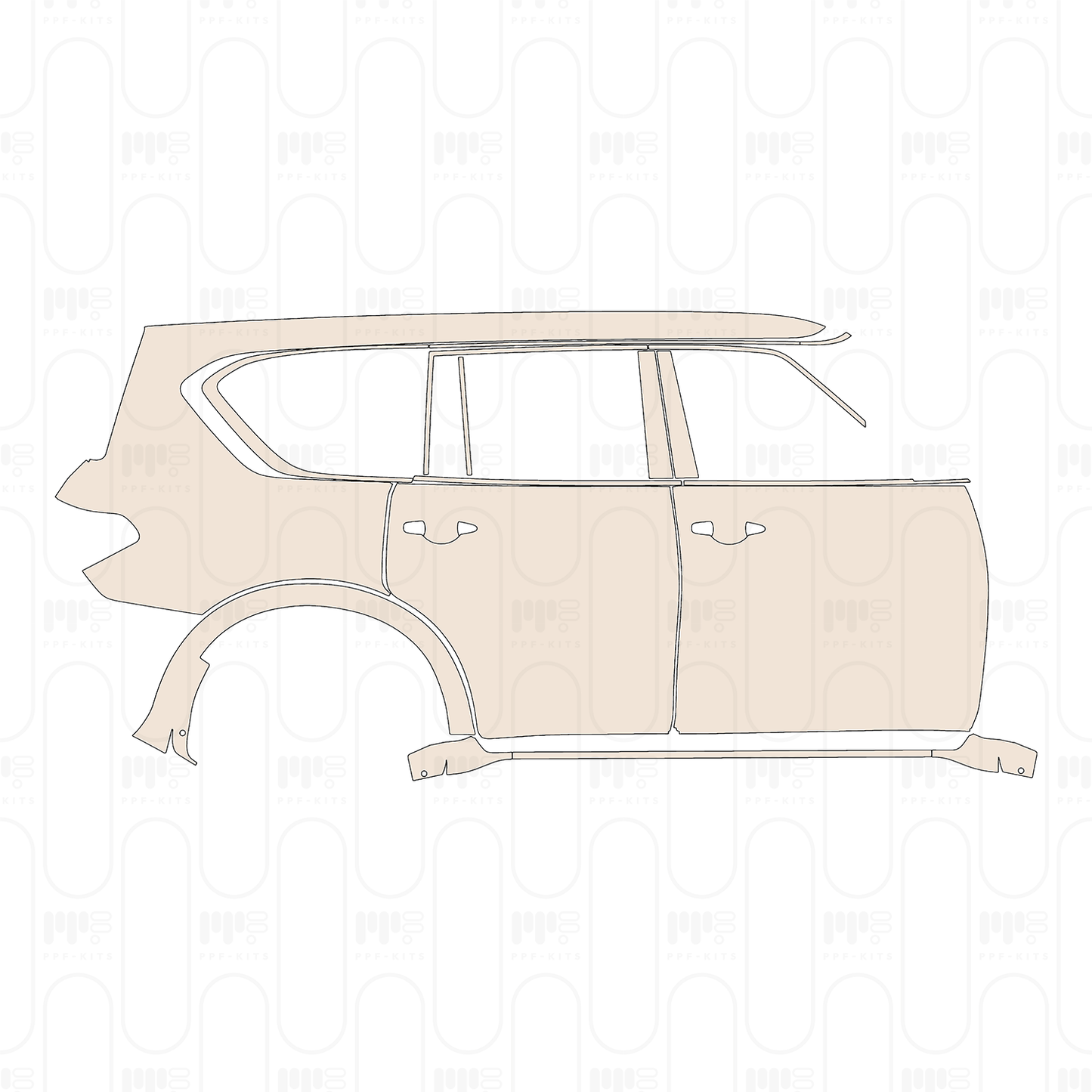 PPF precortado Nissan Armada (US) S 2022