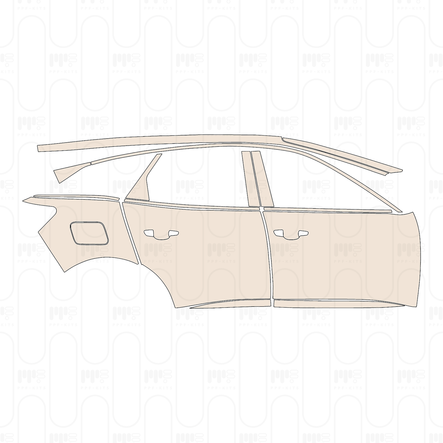 PPF precortado Peugeot 3008 (EU) GT 2022