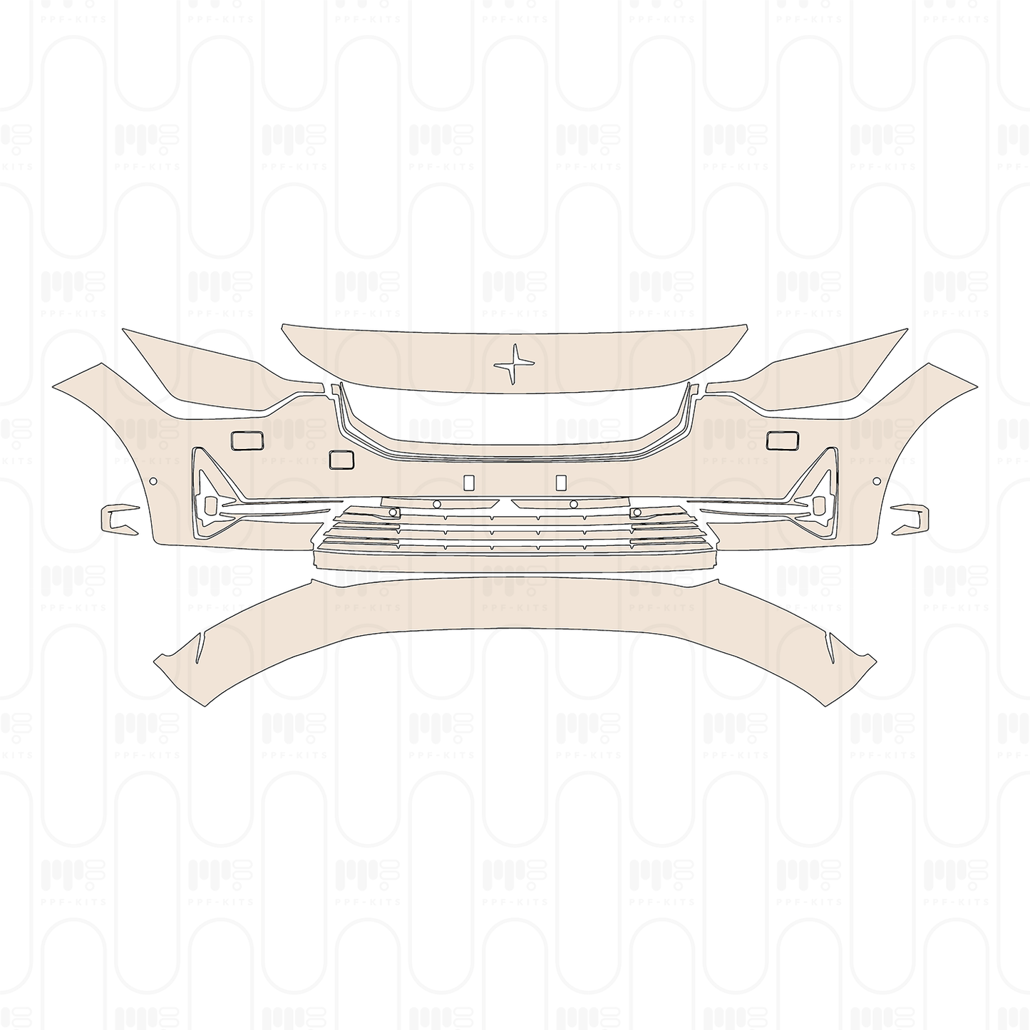 Pre-Cut PPF Polestar 2 2022