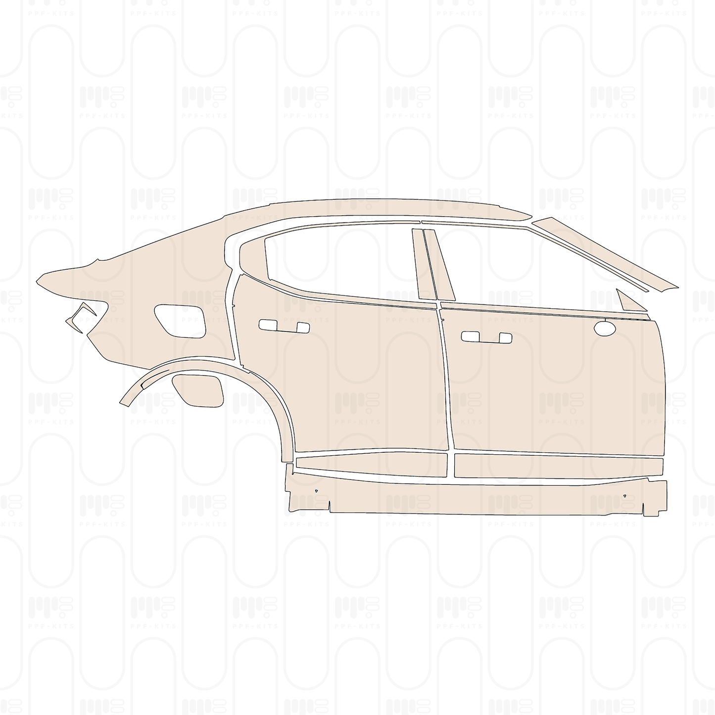 Pre-Cut PPF Polestar 2 2022