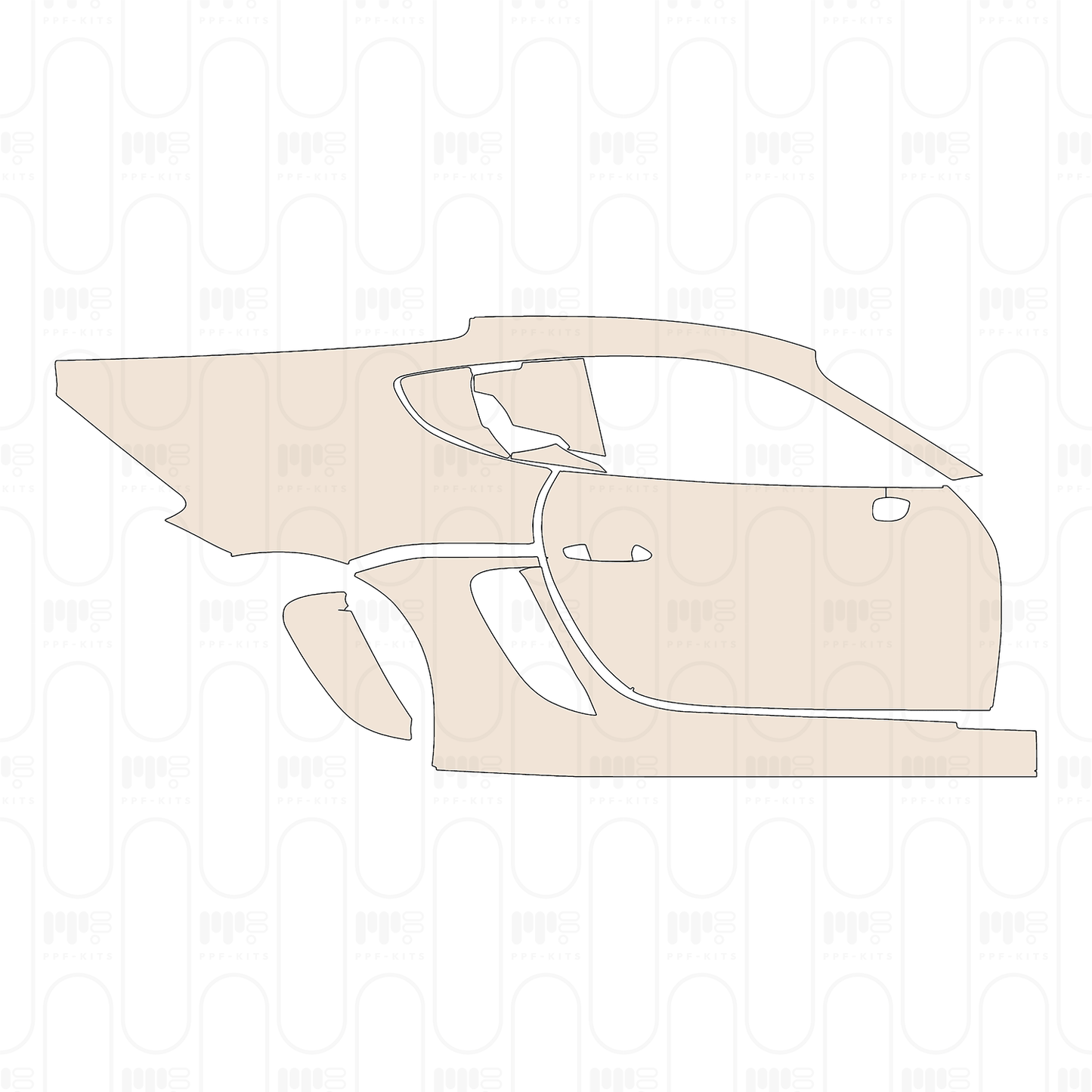 PPF precortado Porsche 718 Cayman GT4RS 2023